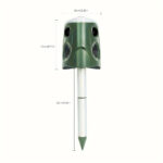 360° Solar-Powered Ultrasonic Animal Repeller