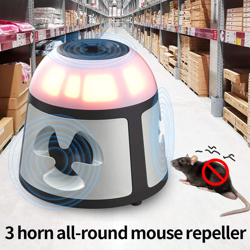 Smart Variable-Frequency Ultrasonic Alarm Mouse Repeller