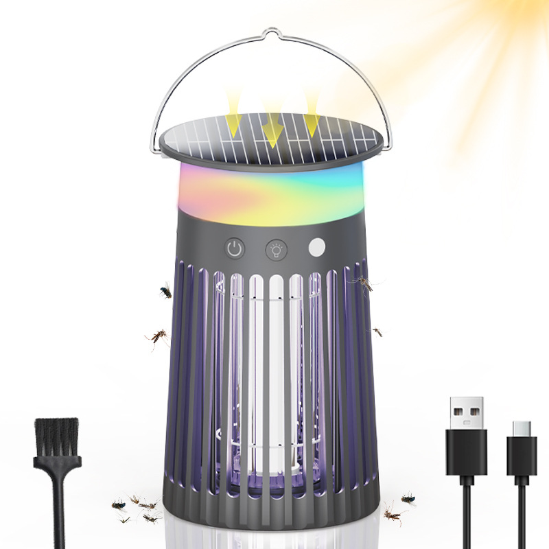 Solar-Powered Mosquito Lamp