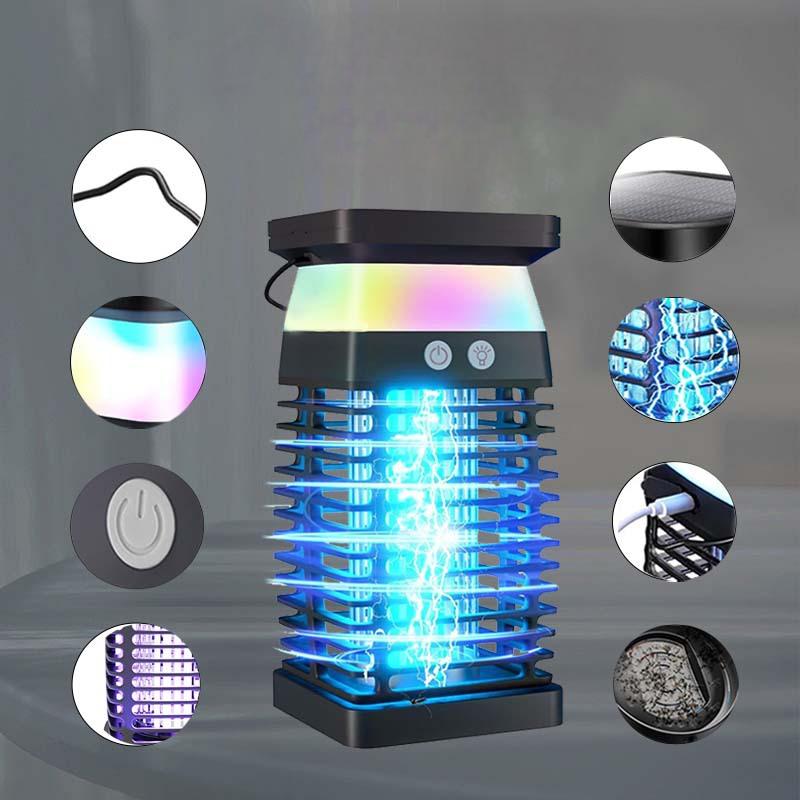 Solar-Powered Mosquito Lamp