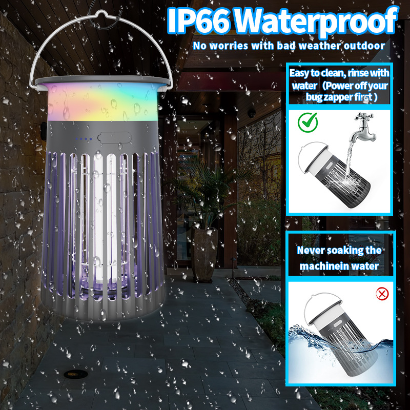 Solar-Powered Mosquito Lamp