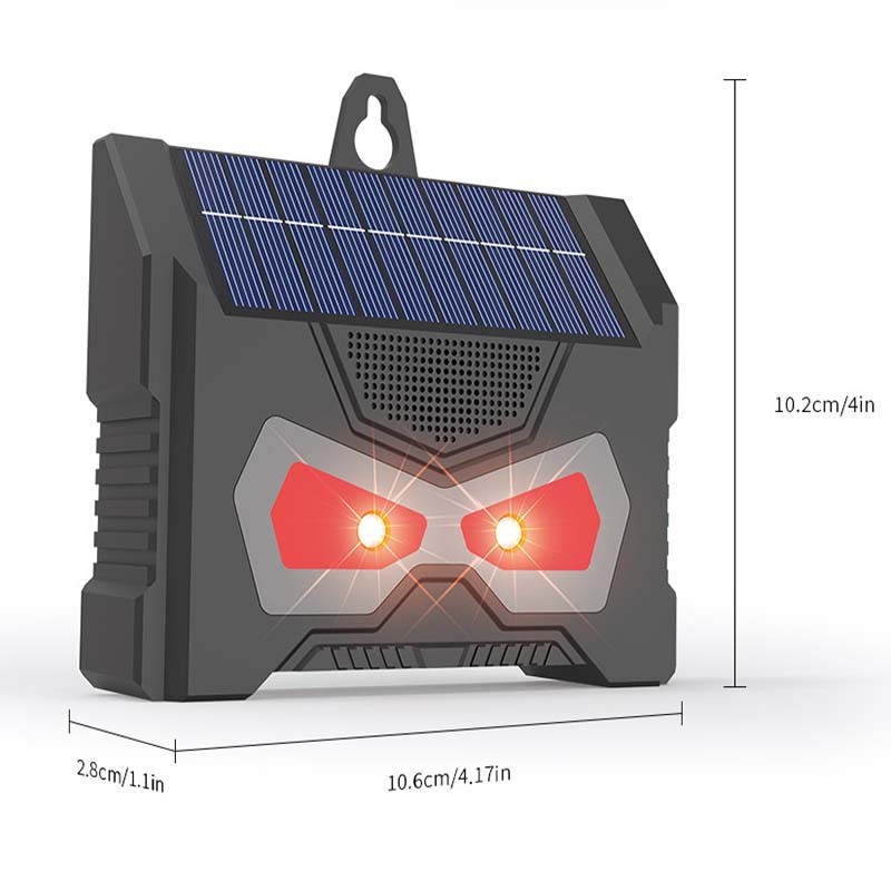 Solar-Powered Ultrasonic Animal Repeller