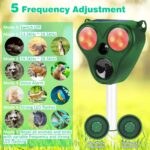 Solar-Powered Ultrasonic Animal Repeller