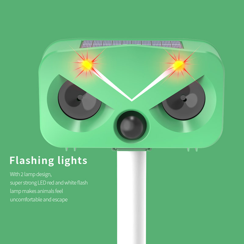 Solar-Powered Ultrasonic Animal Repeller