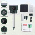 Solar-Powered Ultrasonic Animal Repeller