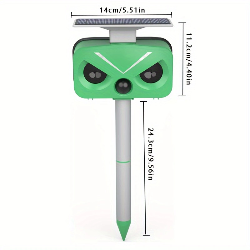 Solar-Powered Ultrasonic Animal Repeller