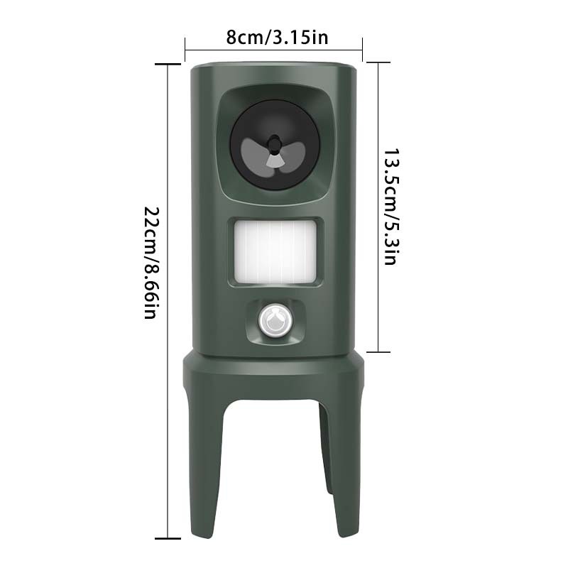 Solar-Powered Ultrasonic Animal Repeller