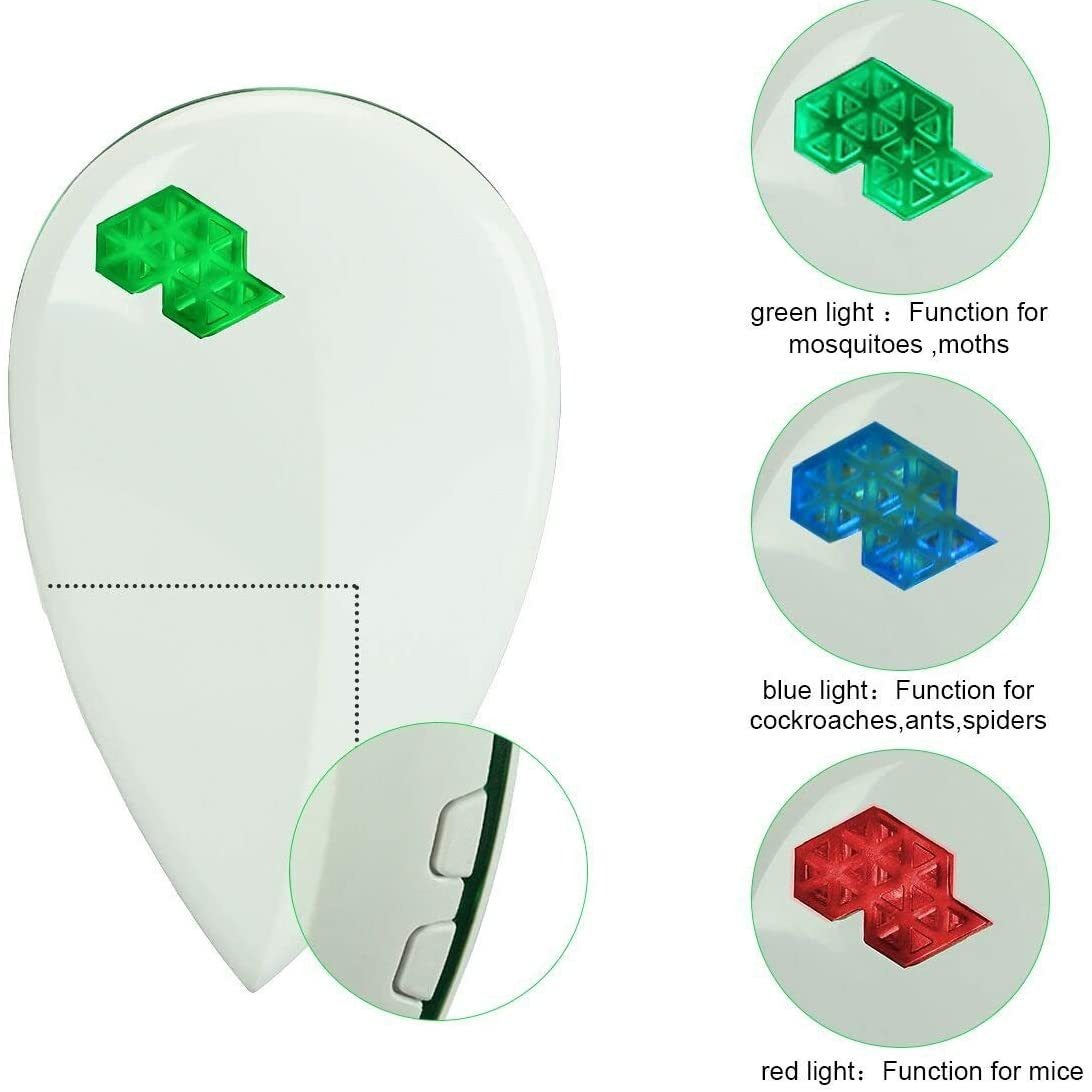 Ultrasonic Pest Repeller（LED Night Light）