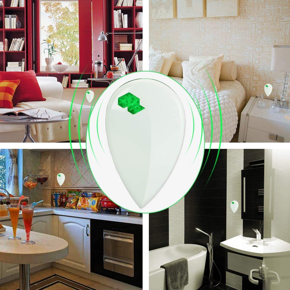 Ultrasonic Pest Repeller（LED Night Light）