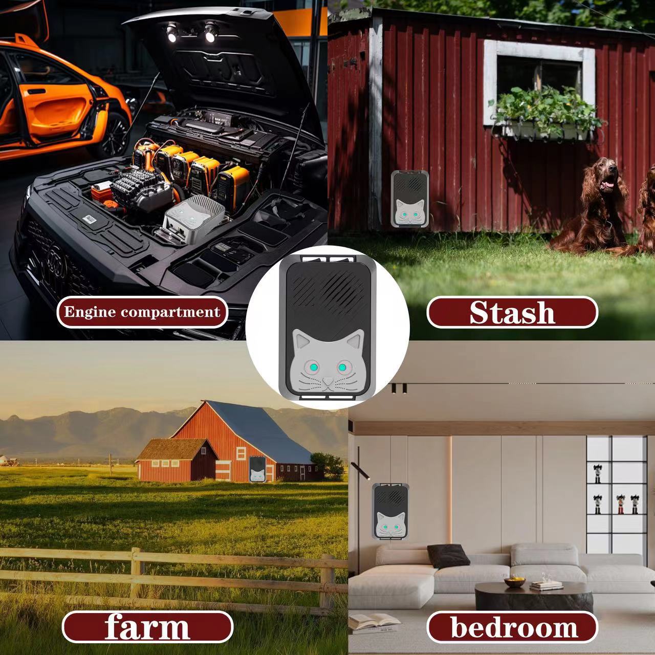Vehicle/Indoor Ultrasonic Rodent Repeller