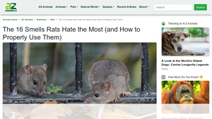 A-Z Animals - Natural Rat Repellents