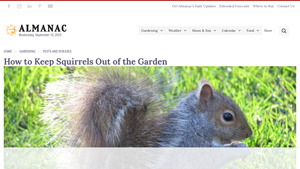 Almanac - Natural Squirrel Deterrents