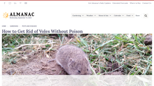 Almanac - Vole Control Solutions