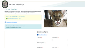 FWC - Panther Sightings Program