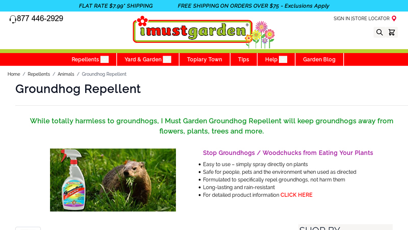 Best Groundhog Repellent - I Must Garden