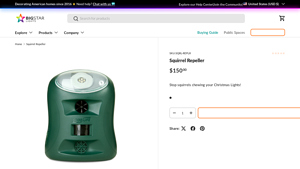 Big Star Lights - Squirrel Repeller