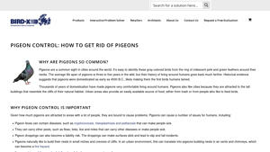 Bird-X - Pigeon Control Products