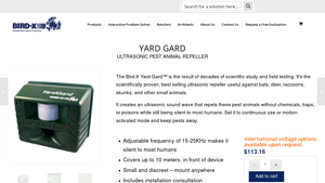 Bird-X - Yard Gard Ultrasonic Pest Control