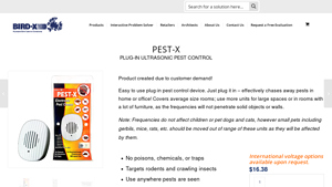 Bird-X - Pest-X Ultrasonic Device