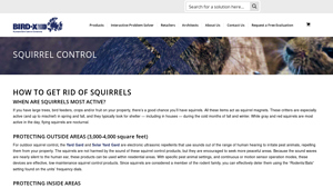 Bird-X - Squirrel Control Solutions