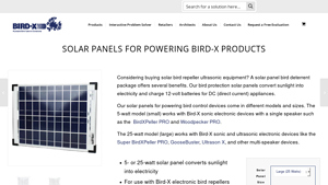 Bird-X - Solar Panels for Bird Control Devices