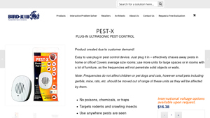 Bird-X - Pest-X Ultrasonic Device