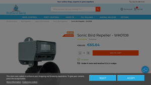 BirdGard - Sonic Bird Repeller WK0108