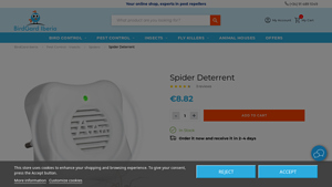 BirdGard - Ultrasonic Spider Protector