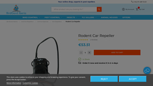 BirdGard - Rodent Car Repeller