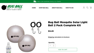 Bug Ball - Mosquito Solar Light Ball Kit
