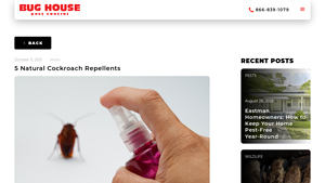 Bug House Pest Control - Natural Roach Repellents