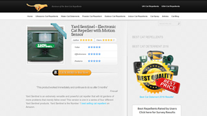 Yard Sentinel - Electronic Cat Repeller