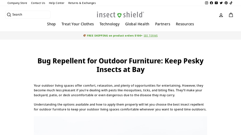 Bug Repellent for Outdoor Furniture: Keep Pesky Insects at Bay