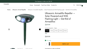 Cowaudio - Solar Powered Ultrasonic Armadillo Repeller