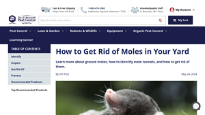 DIY Pest Control - Mole Repellent Granules
