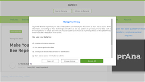 Earth911 - Natural Bee Repellent Recipe