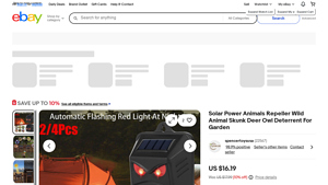 Spencer Toys - Solar Power Animals Repeller