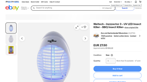 Weitech - Inzzzector 3 UV-LED Insect Killer