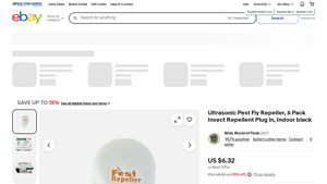 Ultrasonic Pest - Fly Repeller 6 Pack