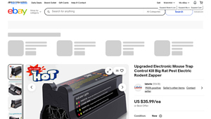 Upgraded Electronic Mouse Trap - Pest Control Zapper