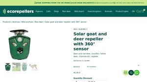 Ecorepellers - Solar Goat and Deer Repeller