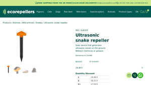Ecorepellers - Ultrasonic Snake Repeller