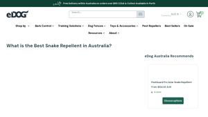Edog Australia - Snake Encounter Solutions