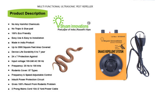 Illustrative image for electronic snake repeller