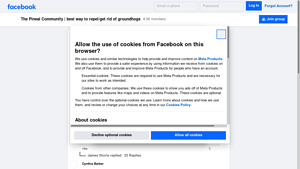 Facebook - Homemade Groundhog Repellent