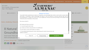 Farmers Almanac - Natural Groundhog Solutions