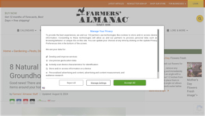 Farmers Almanac - Natural Groundhog Solutions