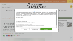 Farmers Almanac - Natural Groundhog Solutions