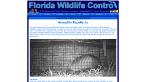 Florida Wildlife Control - Armadillo Repellents