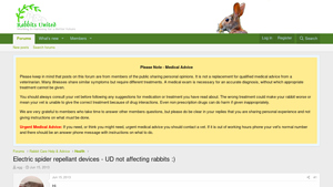 Rabbit Rehome - Electric Spider Repellent Devices
